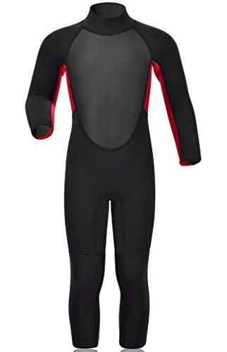 image for Realon Kids Wetsuit Shorty Full 3mm Premium Neoprene Lycra Swimsuit To