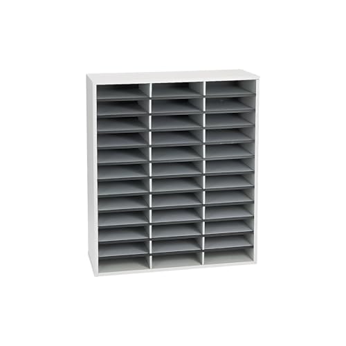 Fellowes Ablagefach für Dokumente melaminbeschichteter Rahmen 36 Fächer 737 x 302 x 881 mm
