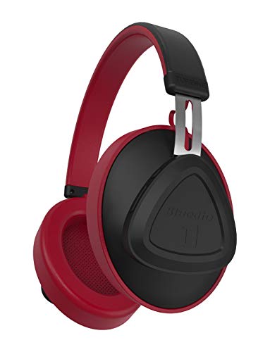 Bluedio TM Bluetooth Headphones Over Ear, Voice Control Hi-Fi Stereo Wireless Headset with Mic Supports Amazon Web Services (AWS) for Travel Work Cellphone, Red