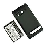 SANOXY 3500mAh Extended Battery + Black Cover for HTC Evo 4G
