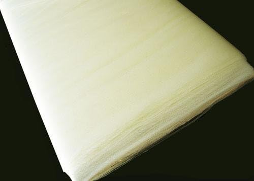 54" Wide 40 Yards Long Ivory Cream Nylon Tulle Bolt Party Decorations
