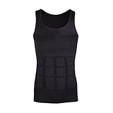 Wise Men's Compression Shirt - Tummy Slimming Body Shapers - Belly Compressions Vest