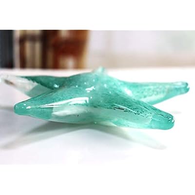 WhaleCreation Crystal Home Décor Figurine Animal Collection, Handmade Glass Art Ornament Gift (Starfish) 31IbtDamK6L