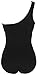 Alaroo Women's Bandage One Piece One-Shoulder Mesh Swimsuit Bathing Suit