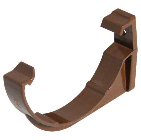 3 X RKM1BR Brown 76mm Floplast Miniflow Fascia Brackets76mm (Only for Floplast Miniflo) for shed, Porch, Conservatory, Out Building, etc NOT for Standard House guttering