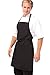 Chef Works Bib Apron, Black, One Size