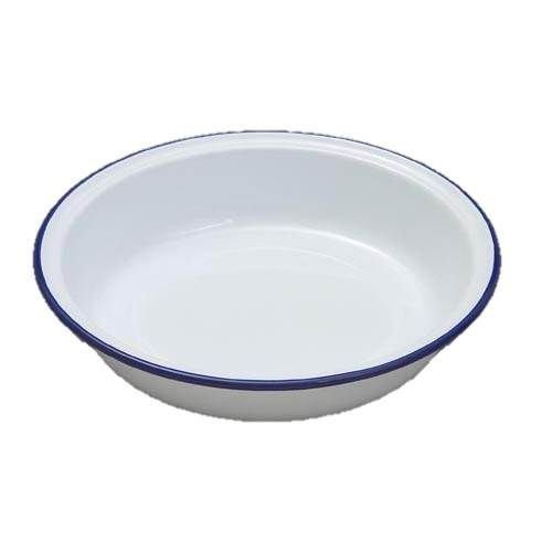 KitchenCraft Falke Enamel 20 cm Round Cake Tin Bowl (Pack of 2)