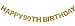 INNORU ™ Happy 90th Birthday Banner Gold Glitter Letters Hang Bunting - 90th Birthday Party Decorations Supplies