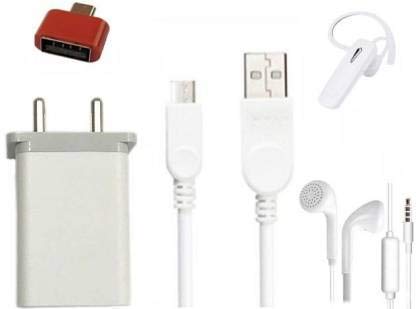 Datalact Wall Charger Accessory Combo Fast Charger Compatible with Oppo f1s / f3 / f3 Plus / f5 / f5 Youth / f7 / a83 /