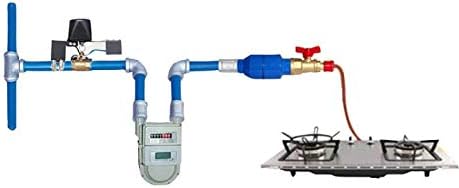 SKTE Control inteligente de la vlvula de agua Tuay vlvula mecnica inteligente de modo dual Bluetooth WiFi vlvula inteligente utilizada con Alexa Google Assistant Smart Life