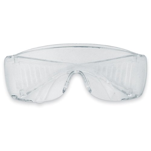 Crews 9800 Clear Lens Uncoated Frame Yukon Visitor Safety Glasses