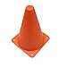 Ateman Agility Cones Sports Cones Soccer Training Traffic Cones Multi-Purpose Plastic Indoor/Outdoor Flexible Field Cone Markers for Kids Baseball Football Training, Set of 20