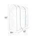 Garment Rack Cover,6Ft Transparent Dustproof Clothes Cover with 2 Durable Full-Length Zippers, Waterproof Cover for Clothing Hanging Rack(71x20x42 inch)