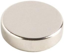 Wolfpack 5411140 Round Neodymium Magnet 18 x 5 mm (Blister Pack of 1 Piece), Grey, estandar