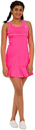 Bace Girls Pink tennis dress with underpants Kids Tennis Dress Junior Netball Dress Golf dress Sportswear