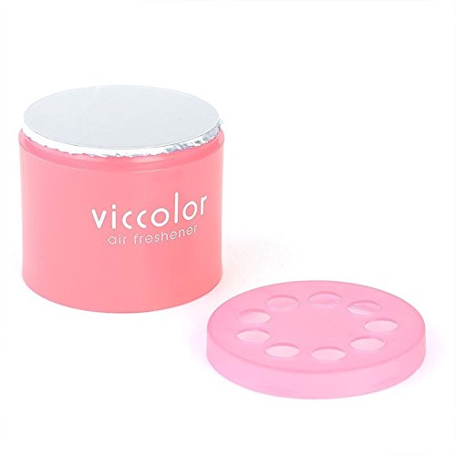 4x Round Can Style 2.5" Diameter, 2.128" Height Angel Snow Scent VicColor Air Freshener Odor Smell Eliminator Deodorize For Interior Indoor Car Vehicle Bathroom Restroom Home Office Universal