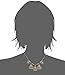 1928 Jewelry Gold and Silver-Tone Filigree Teardrop Collar Adjustable Necklace, 16