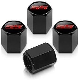 Model US Auto Car Accessories Valve Caps Cover Black Camaro SS Tire Stem Valve Caps