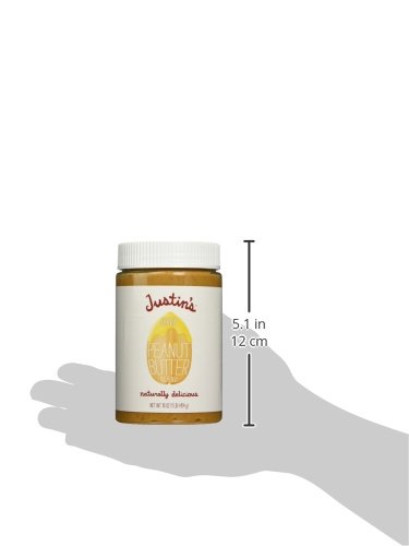 Justin's Honey Peanut Butter, No Stir, Gluten-free, Non-GMO, Responsibly Sourced, 16oz Jar - Thumbnail 5