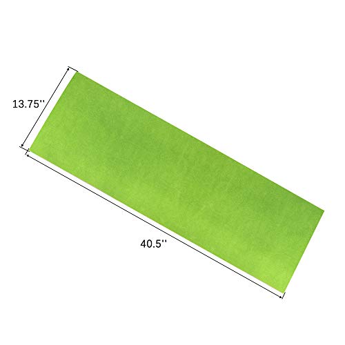 Beautyflier Artificial Model Grass Mat Light Green Turf Lawn Paper for Crafts DIY Home Model Landscape Decoration (Light Green, 40.5''L 13.75''W) - Thumbnail 2