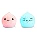 GoLine Cute Waterdrop LED Children Night Light, Multicolor Silicone Baby Nursery Lamp, Sensitive Tap Control, Warm White&7-Color Breathing/Manual 3 Light Modes, Powered by 3 AAA Battery.(GL-NL006)