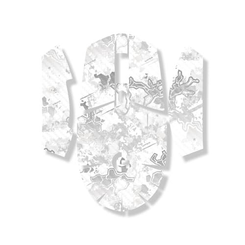 Carbon Fiber Mouse Skin Compatible with Logitech G305 Lightspeed - Viper Snow -…