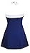 MiYang Women's One Piece Plus Size Modest Tummy Control Swimdress Vintage Skirt Swimswear Blue Medium