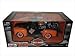 1948 Ford F-1 Pickup Truck Orange/Black with 1958 FLH Duo Glide Harley Davidson Motorcycle 1/24 by Maisto 32180