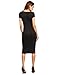 MakeMeChic Women's Cap Sleeve Classy Solid Pencil Dress