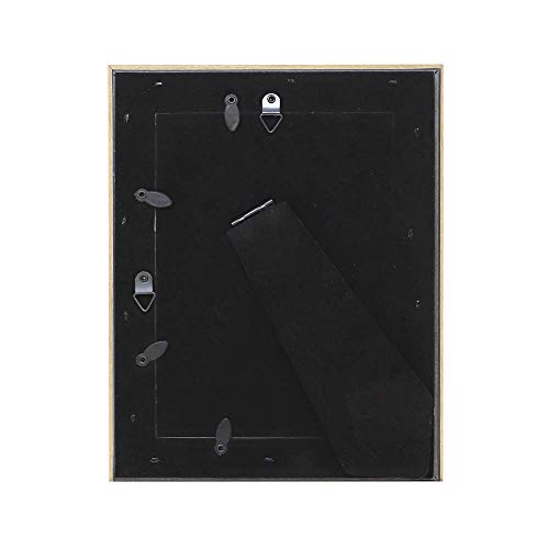 Isaac Jacobs 5x7 Gold Beveled Mirror Picture Frame Classic Mirrored