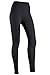 Indera Women's Combed Cotton Raschel Knit Thermal Underwear Pant, Black, Medium