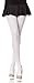 Merry Style Womens Opaque Tights Microfiber Hiver 40 DEN White Large