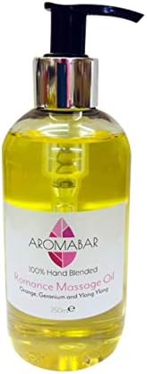 Romance Massage Oil 250ml with Orange, Geranium and Ylang Ylang Essential Oils, 250 ml (Pack of 1)