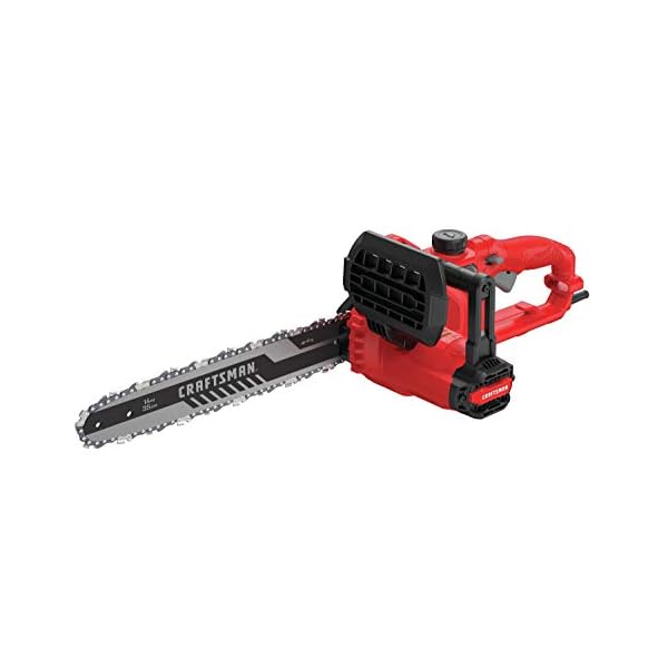 CRAFTSMAN Chainsaw, 14 Inch, 8 Amp, Corded (CMECS614) Battery Chainsaw
