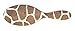 Wet Brush Hair Brush, Safari-Giraffe