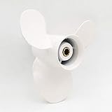POLASTORM Aluminum Alloy Outboard Propeller 9 1/4x9 3/4 Pitch for Yamaha 9.9-15hp 683-45952-00-EL