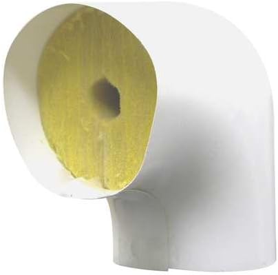 2-1/2 Inch Fiberglass Elbow Pipe Fitting Insulation 1 Inch Wall