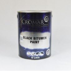 black Bitumen Paint - 5 Litre (DELIVERY TO MAINLAND UK ONLY) by Cromar