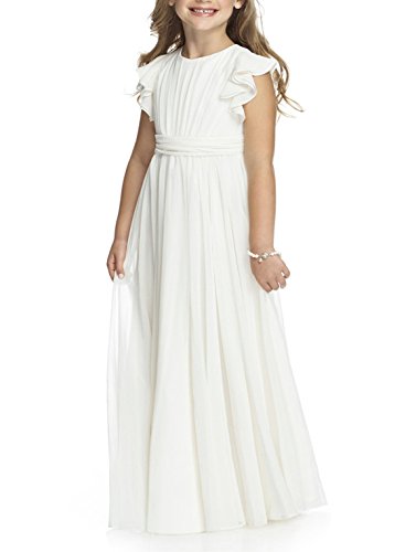Nina Flower Girl First Communion Pageant Chiffon Wedding Birthday Dress NND058