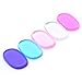 Dolovemk 2PCS Beauty Sili-sponge Silicone Makeup Sponge Blending Pad for BB Cream Liquid (Random Colors of 2)