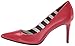 Calvin Klein Women's Gayle Pump scarlet kid skin/stripes 10 M US