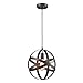 YOBO Lighting Industrial ORB Sphere Metal Globe Chandelier Pendant Light