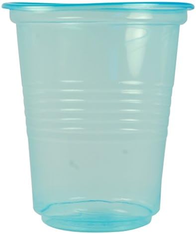 Shurwid Disposable Plastic Cups transparent light blue, 9 oz.