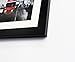 8 by 10 inch Black Picture Frame Made to Display Pictures 6x8 with Mat or 8x10 Without Mat 3 Pack One Set for Wall & Tabletop Chirstmas Holiday Home Gift