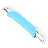 BOGZON SP-QQQ03BE Multipurpose Vegetable Peeler With Double Sided Hand-Protection Sliding Cover, Blue