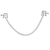 Nipple Clamps Chain, Ldoux Nipple Clips for Couple Flirting, Breast Clamps for Breast Bondage Nipple Torture
