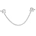 Nipple Clamps Chain, Ldoux Nipple Clips for Couple Flirting, Breast Clamps for Breast Bondage Nipple Torture