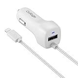 iPhone Car Charger, Vehicle Car Charger Extra 2.1A USB Port For iPhone 7, 7 Plus, 6S iPhone 6 iPhone 6 Plus, 5S, 5, Se