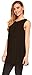 Red Hanger Womens Sleeveless Tunics - Women Flowy Tunic Tank Tops for Leggings (Black-XL)