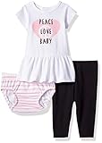 Hanes Baby Flexy Short Sleeve Tunic with Diaper